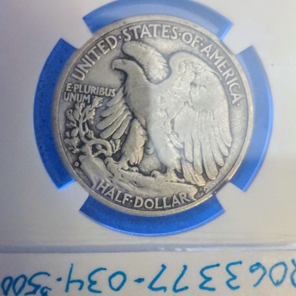 1938-D walking liberty - Picture 2 of 5